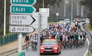 Le peloton du Tour de France roulera en Corse pendant trois jours.