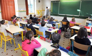Une école à Nantes (Loire-Atlantique).