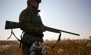 Un chasseur. (Illustration)