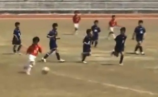 Capture d'écran de Pipi, le nouveau prodige japonais recruté par le Real Madrid.