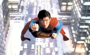 L'acteur Christopher Reeve dans le film «Superman»