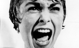 Janet Leigh dans la célèbre scène de la douche de «Psychose» d'Alfred Hitchcock.