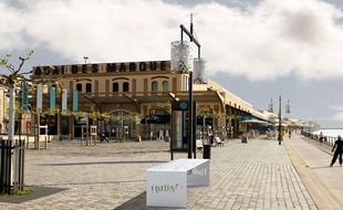 Un banc Naelou créé par l'artiste toulousain Kamel Secraoui.
