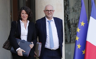 Agnès Buzyn et Laurent Pietraszewski, le 18 décembre 2019.