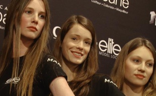 Six jeunes filles ont été sélectionnées le 7 mars lors du premier casting de la tournée Elite Model Look 2012 au Forum des Halles à Paris.