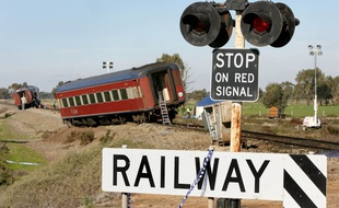 Un train déraille en Australie (image d'illustration).