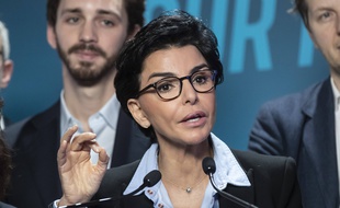 Rachida Dati, la candidate LR, à la mairie de Paris.