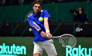 Arthur Rinderknech s'est incliné en deux sets, samedi, contre Cameron Norrie.