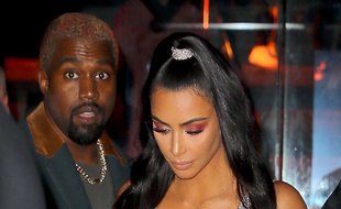 Les époux Kanye West et Kim Kardashian