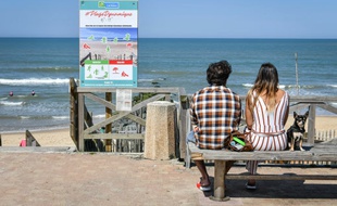 La plage de Lacanau, le 17 mai 2020. (illustration)