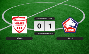 Nîmes - LOSC: Le LOSC vainqueur de Nîmes 1 à 0 au stade des Costières