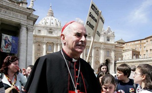 L'archevêque Keith O'Brien le 13 avril 2005 au Vatican.