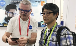 Philippe Peyrard au CES 2019 avec un potentiel partenaire japonais