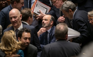 Edouard Philippe à l'Assemblée, le 3 mars 2020.