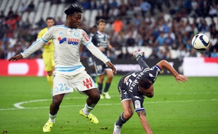 Michy Batshuayi à Marseille le 13 septembre 2015