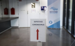 Dépistage du coronavirus dans un hôpital (illustration)
