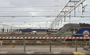 Le terminal Eurotunnel de Coquelles, dans le Pas-de-Calais.