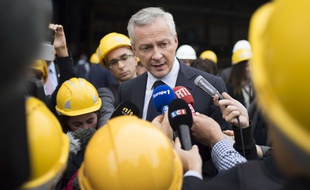 Le ministre de l'économie Bruno Le Maire. Saint Nazaire Western France on September 28 2017.//SALOM-GOMIS_bl027/Credit:SEBASTIEN SALOM GOMIS/SIPA/1709281910