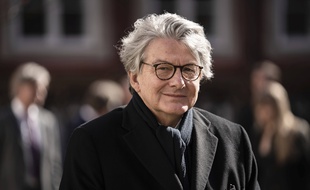 Le commissaire européen au Marché intérieur, Thierry Breton, à Copenhague le 18 mars 2021.