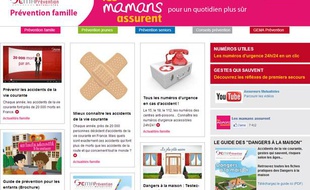Capture d'écran du site lesmamansassurent.com - 20 minutes