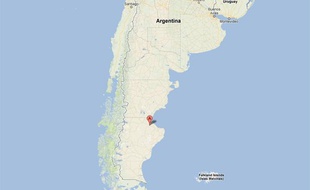 Google Maps de Pico Truncado (Argentine).