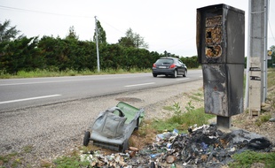 Un radar endommagé