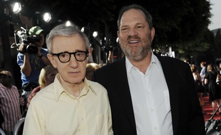 Woody Allen et Harvey Weinstein à Los Angeles, en 2008.