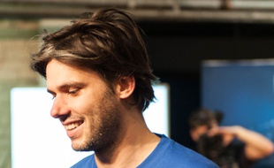 Le chanteur Orelsan au championnat de l'EuroBasket 2015 le 27 mai 2015