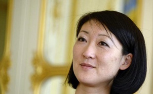 La ministre de la Culture Fleur Pellerin dans son ministère, le 9 avril 2015
