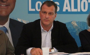 Louis Aliot (FN), le 8 décembre 2015 à Toulouse.
