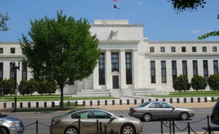 La banque centrale américaine (Fed), à Washington, le 1er août 2015