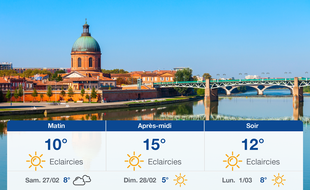 Météo Toulouse: Prévisions du vendredi 26 février 2021