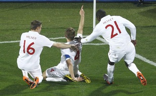 Steven Gerrard après son but contre les Etats-Unis, le 12 juin 2010
