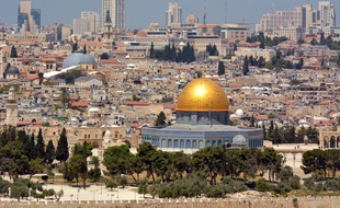 Une vue panoramique de Jérusalem.