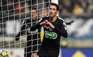 Angel Di Maria a marqué pour le PSG après moins d'une minute de jeu.