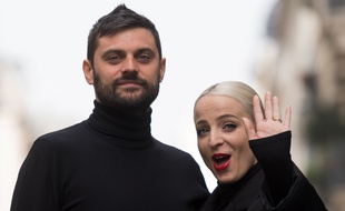 Jean-Karl Lucas et Emilie Satt, qui forment le duo Madame Monsieur, à Paris, en avril 2018.