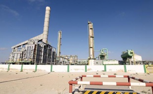 Le 9 avril 2014, un terminal pétrolier en Libye