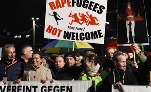 Des manifestants pro-Pegida à Leipzig, en Allemagne, le 11 janvier 2016.