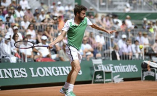 Gilles Simon, le 29 mai 2017 à Roland Garros.