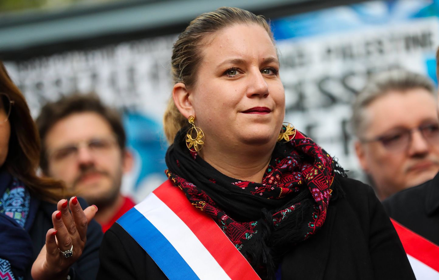 Mathilde Panot, la cheffe des députés LFI, le 18 avril 2024.