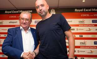 Gerard Lopez (à dr.), propriétaire de Mouscron et bientôt des Girondins