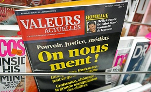 L'hebdomadaire de droite «Valeurs actuelles».