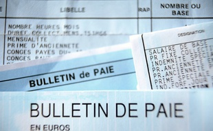 Un bulletin de paie (image d'illustration).