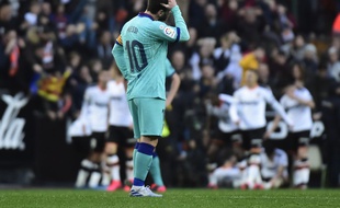 Messi et le Barça vivent une saison galère.