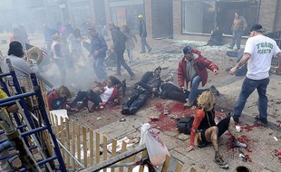 Un attentat à la bombe a fait au moins 3 morts et 130 blessés, le 15 avril 2013, à Boston.