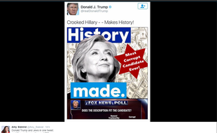 L'image postée samedi 2 juillet par Donald Trump a été supprimée depuis et remplacée.