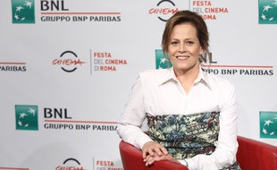 L'actrice Sigourney Weaver au Festival du film de Rome en 2018