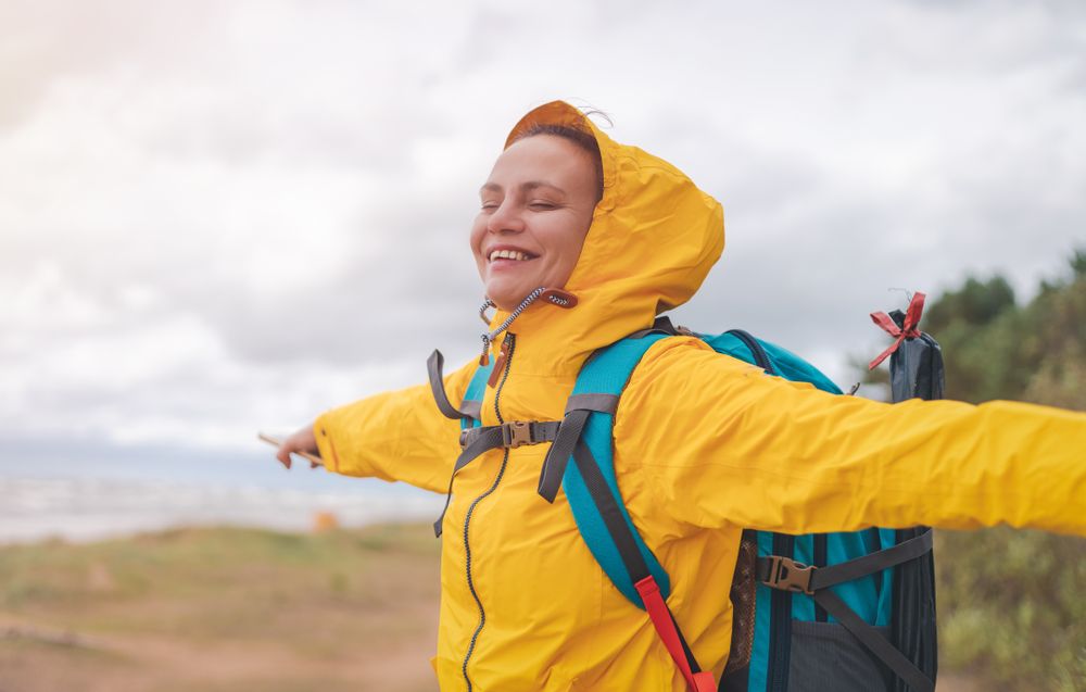 Veste polaire technique imperméable et coupe vent