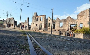 Le village d'Oradour-sur-Glane, le 30 août 2013, où 642 personnes ont été massacrées en juin 1944