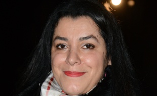 Marjane Satrapi à Paris le 10 mars 2015.